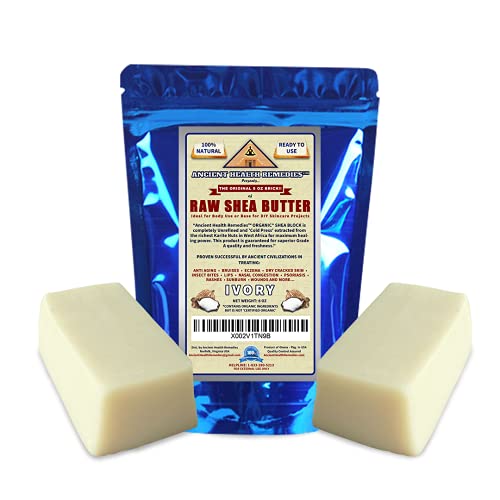 Ancient Health Remedies Organic Raw African Shea Butter - 8 Ounce