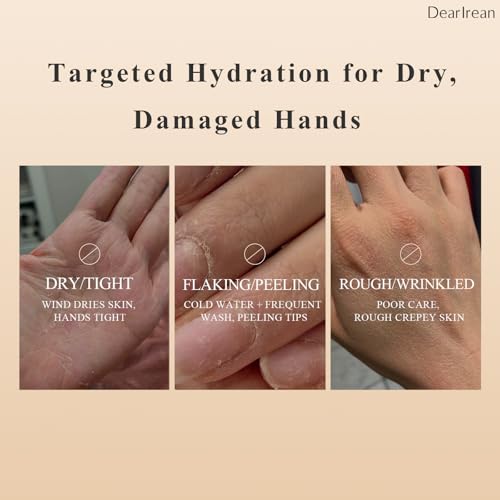 Dear Irean Hand Cream Gift Set for Women - 5PCS Travel Size Moisturizing Lotion