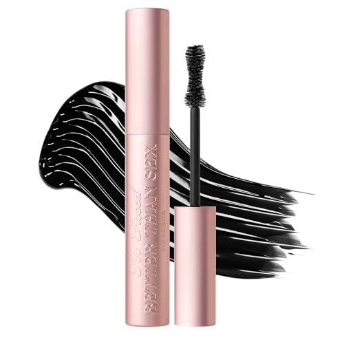 Too Faced Better Than Sex Volumizing and Lengthening Mascara | Vegan Formula, Dramatic Volume and Length | Cruelty-Free Eye Makeup + Hourglass Brush for False Lash Effect