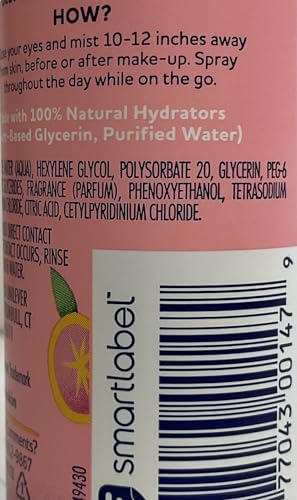 St. Ives Grapefruit Facial Mist - Hydrating & Mood-Boosting 4.23 fl oz