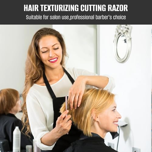FEISIER Professional Hair Thinning Razor Kit with 10 Blades