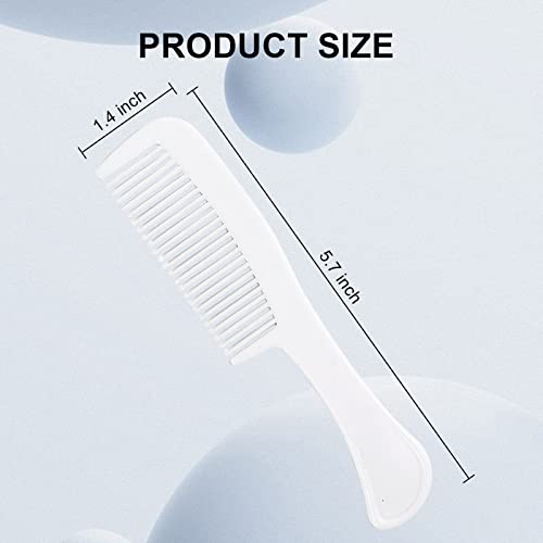 Merkaunis 100-Pack Disposable Hair Combs, Individually Wrapped Plastic Combs