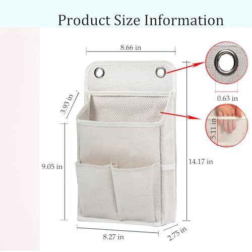 Over The Door Hanging Organizer - Multi-Pocket Wall Storage for Home & Office