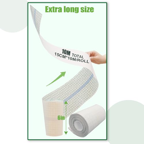Beoncall 6in×10yd Waterproof Tattoo Aftercare Bandage Tape - Skin Healing