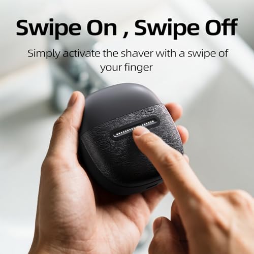 POHO Electric Razor for Men, Compact 3D Foil Shaver - Blackblue