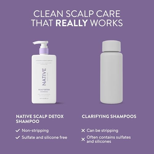 Native Scalp Detox Shampoo with Salicylic Acid - Lavender Cloud & Vanilla, 16.5 fl oz