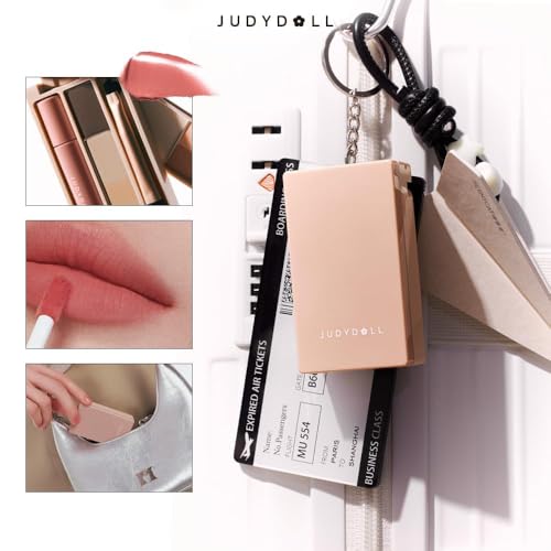 JUDYDOLL Mini Travel Makeup Palette - All-in-One With Mini Lip Gloss - Earthy Box #03