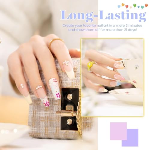 Beetles 23-Piece Pastel Gel Nail Polish Set with Base and Top Coat