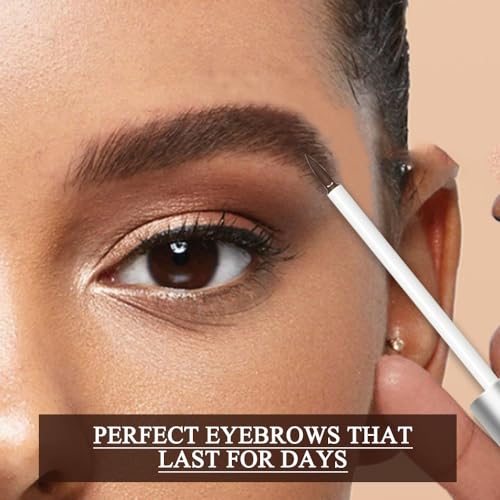 Waterproof Eyebrow Gel Black Brown Long Lasting Smudge-Proof Makeup