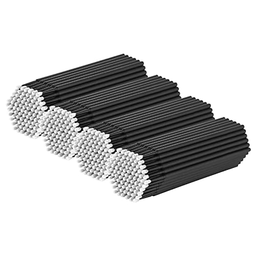 Tifanso 400PCS Disposable Micro Cotton Swabs for Makeup & Eyelash Extensions