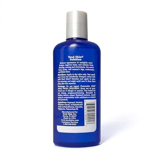 Tend Skin Solution for Ingrown Hair & Razor Bumps, 4 Fl Oz