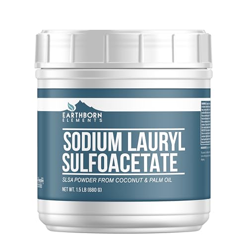Earthborn Elements Sodium Lauryl Sulfoacetate (SLSA) 24oz Bath Bubble Additive, Gentle & Long-Lasting Foam