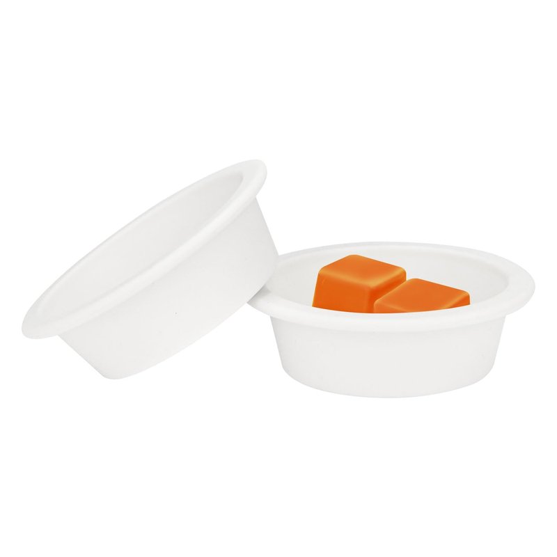 ASAWASA 2 Pcs Silicone Liners for Wax Warmer,No Mess, No Scrape, Long Lasting and Reusable, 2.48 in in Bottom Diameter (medium size 2pcs)