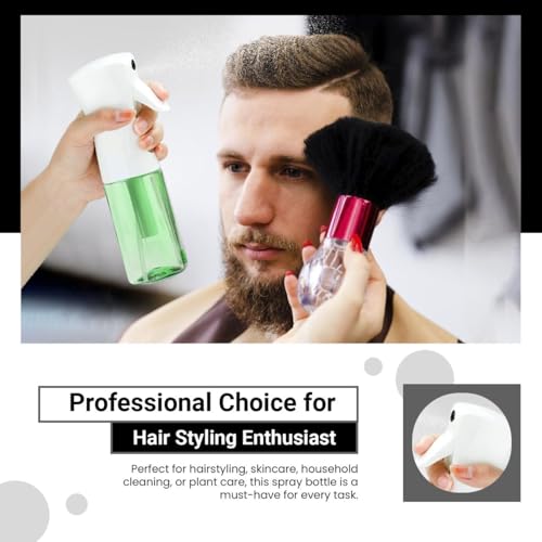 Practix Continuous Mist Spray Bottle - 5 oz Ultra Fine Hair Mister (4 Pack)