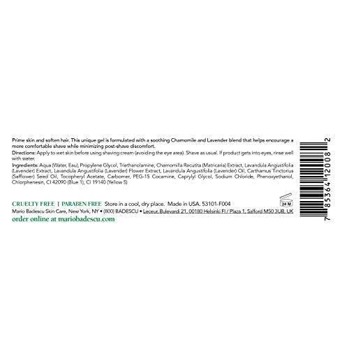 Mario Badescu Pre-Shave Conditioner 4 Ounce - Soothing Gel for Best Shave