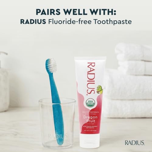 RADIUS Totz Children's Toothbrush Set - Extra Soft Bristles, BPA Free