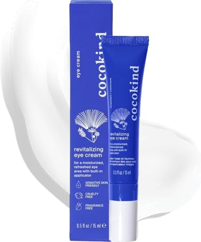 Cocokind Revitalizing Eye Cream with Cooling Metal Applicator, 0.5 fl oz