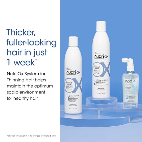 NUTRI-OX Fortifying Conditioner for Thinning Hair 15.2 Fl Oz - Vegan, Color Safe