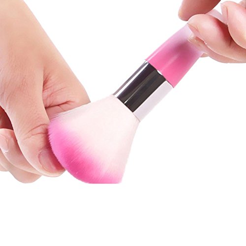 3Pcs Soft Nail Brushes for Dust Removal & Makeup, Manicure & Nail Art Tools