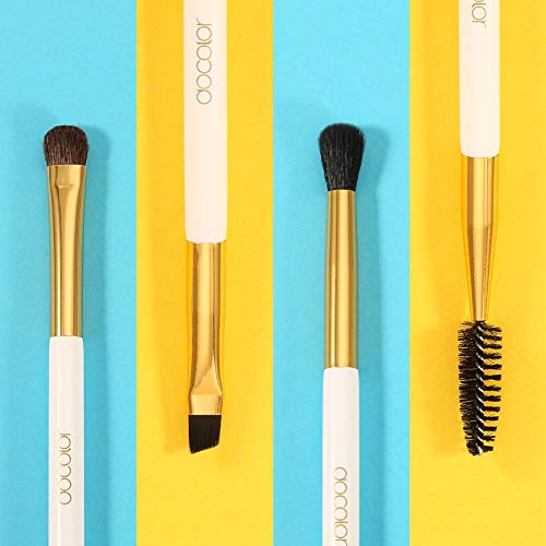 Docolor Duo Eyebrow and Eyelash Brush Set - 2PCS Angled Brow & Spoolie