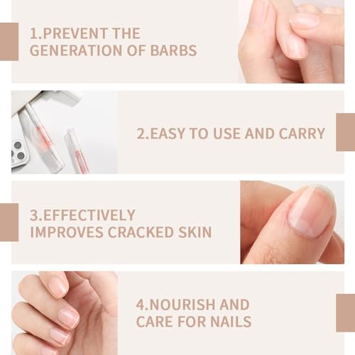SULLMAR 6 Pcs Nail Cuticle Oils with Nourishing Flavors