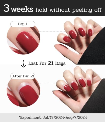 Ruyeefam Nail Polish Strips No UV Lamp Needed - Long Lasting Gel Nail Art