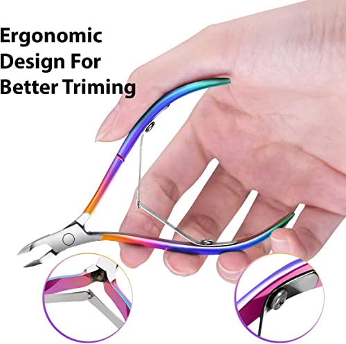 Easkep Professional Stainless Steel Cuticle Trimmer & Pusher Set