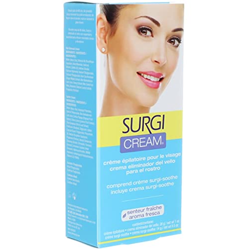 Surgi-Care Surgi-Cream Invisi-Bleach Hair Remover for Face - Fresh - 1.5 oz