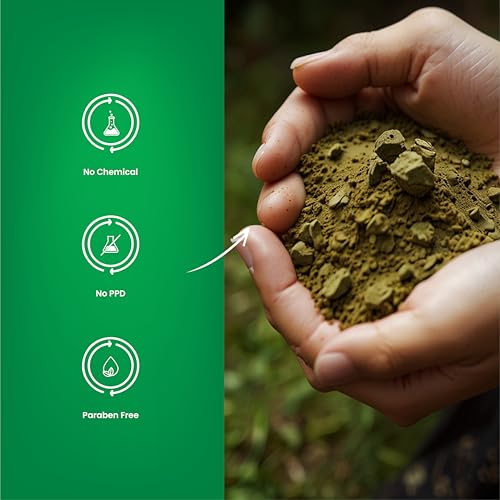 H&C 100% Natural Henna Powder for Hair Coloring - 227g
