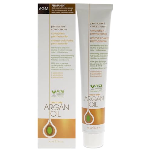 One 'N Only Permanent Hair Color Dark Caramel Mocha Blonde 3 oz - Gray Coverage & Shine
