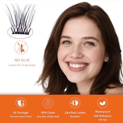 Self-Adhesive Lash Clusters Kit Bloom (10-14 mm) - EHSZM Beauty