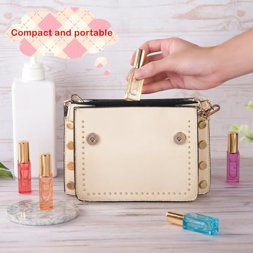 5ml Refillable Travel Perfume Bottle Set - 5pcs Glass Atomizers