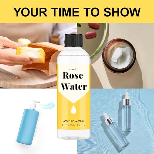100% Pure Rose Water Hydrosol Facial Mist - Hydrating & Soothing