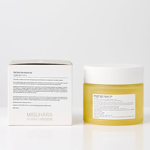 MIGUHARA Vital Shine Glow Ampoule Pad - Toner & Hydrating Skin Care
