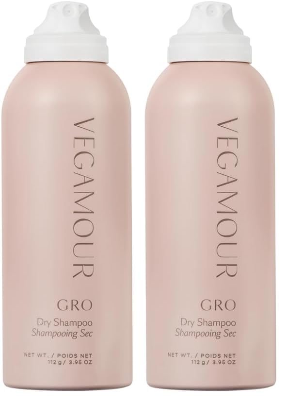 VEGAMOUR GRO Dry Shampoo - Volumizing Spray for Thicker, Fuller Hair | Natural Citrus Scent
