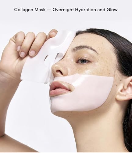 INIA Bio-Collagen Face Mask with Hyaluronic Acid - 4 Pack Deep Hydrating