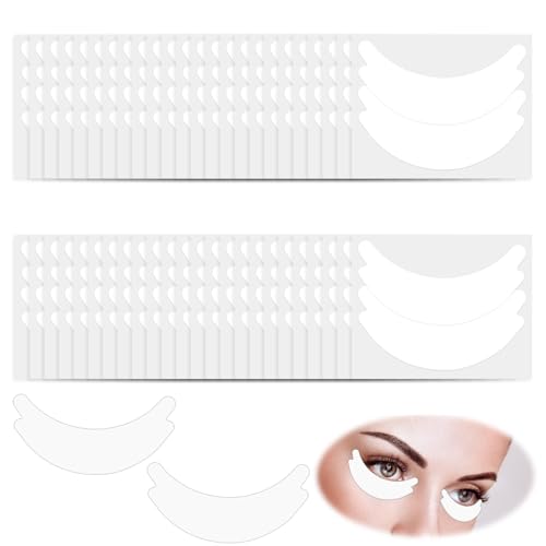 100 Pairs Non-Lint Foam Eye Pads for Lash Extensions
