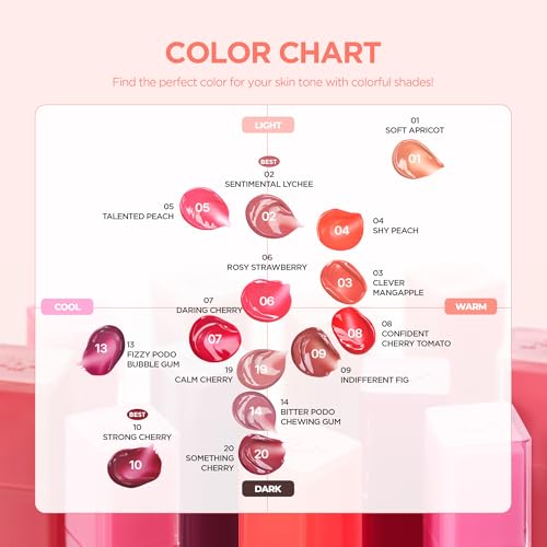lilybyred Bloody Liar Coating Tint - 02 Sentimental Lychee, Long-Lasting Lip Stain with Glossy Finish