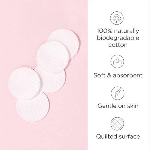 Diane 100% Pure Cotton Makeup Remover Pads - 300 Count