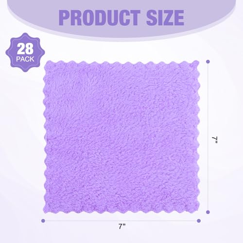 Reusable Makeup Remover Cloths - Ultra Soft Facial Cleansing Towels, 28 Pack