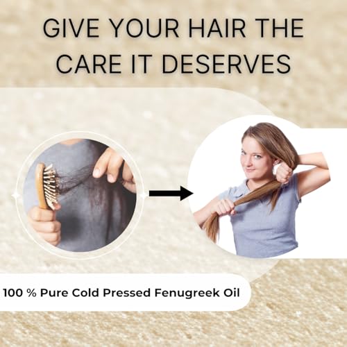 Wildflower Essentials Fenugreek Oil 1.01 Fl Oz (Pack of 1) - Natural Cold Pressed Carrier Oil for Skin, Hair & Body