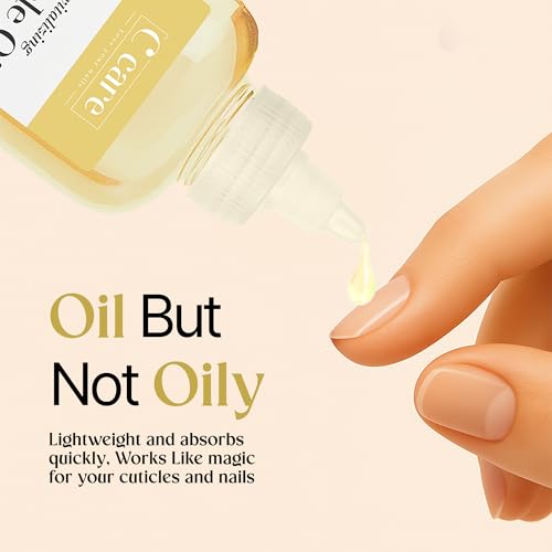 C CARE Sweet Almond Cuticle Oil - 8 Fl Oz for Stronger Nails
