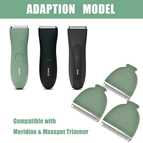 3 Pack Replacement Blades for Meridian Trimmer - Ceramic & Stainless Steel