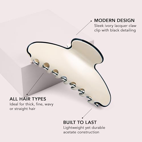 Chic Couture Claw Clip for Women - Durable & Lightweight Hair Accessory