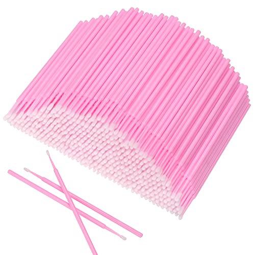 600 pcs Disposable Micro Applicator Brushes for Eyelash Extensions & Makeup