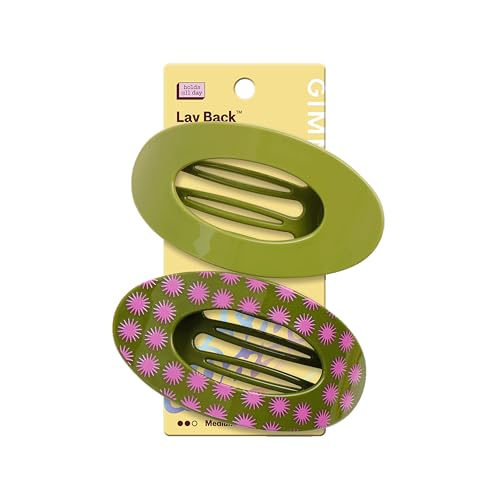 Gimme Beauty Medium Hair Claw Clip - 2 Count, Starburst/Macha