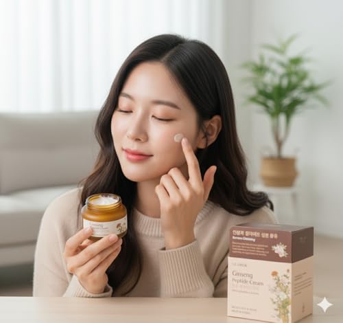 Glamfox Ginseng Peptide Anti-Aging Face Cream - 86% Extract, 80ml