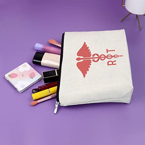 Multicolor Respiratory Therapist Gift Makeup Bag for Women - Travel Cosmetic Pouch