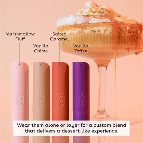 eos Flavor Lab Lip Balm Gift Set - ‘Nilla Milkshake, 4-Pack