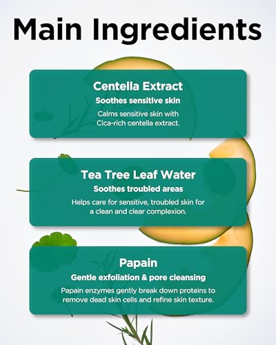 TOCOBO Cica Calming Powder Wash – Gentle Exfoliating Cleanser for Sensitive Skin